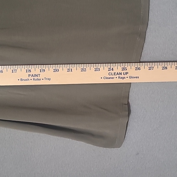 Style & Co Women's Green Embroidered Flutter Sleeve Peasant Blouse - Size Medium - Picture 7 of 12